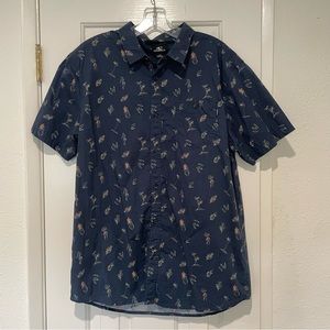 O'NEILL Mens Button Up Shirt Aloha Print